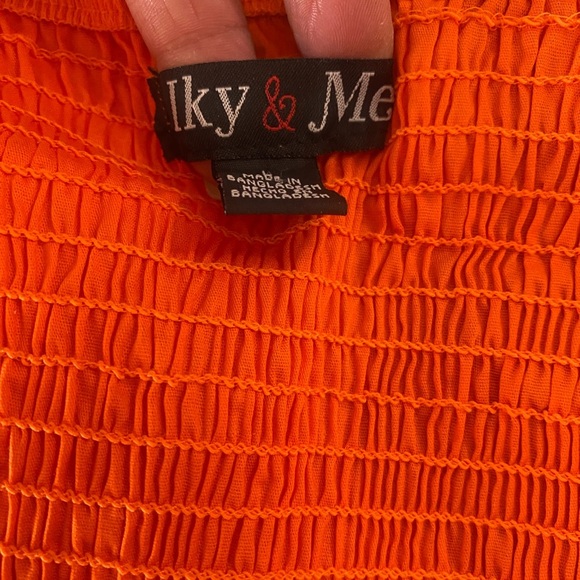 Ike&Me/Orange shoulder less/tamaño xl 97%cotton\3% spandex - Picture 4 of 5